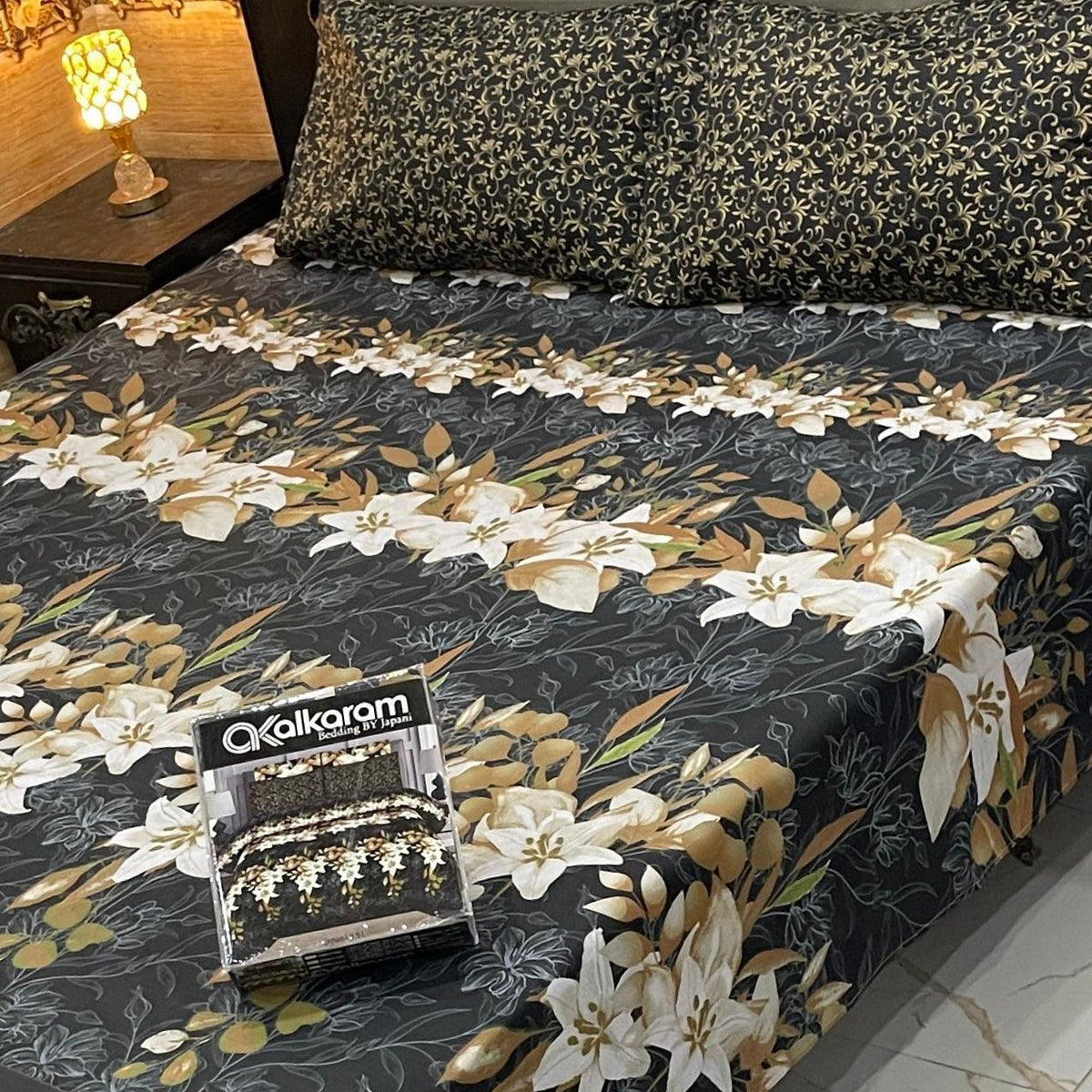 Cotton Salonika King Size Double Bedsheet AYDN-00206