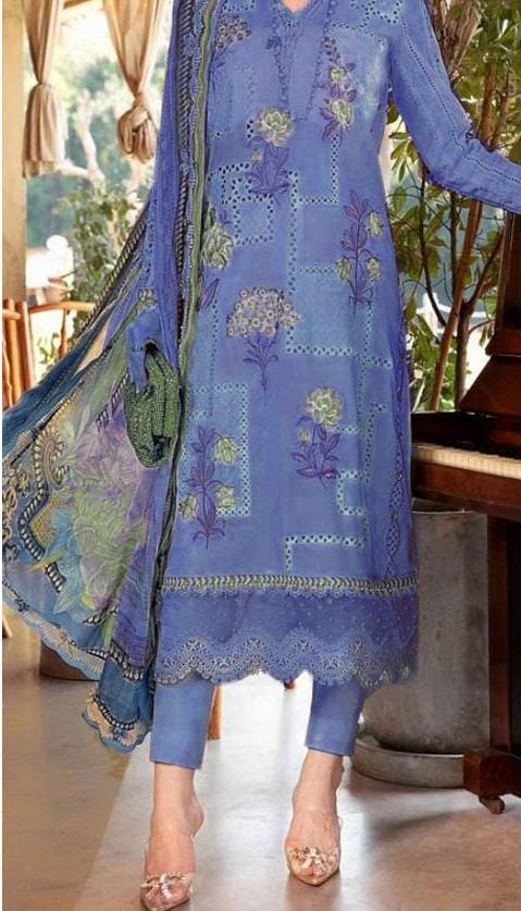 Summer Lawn Embroidery 3pcs Collection AYL3-10717