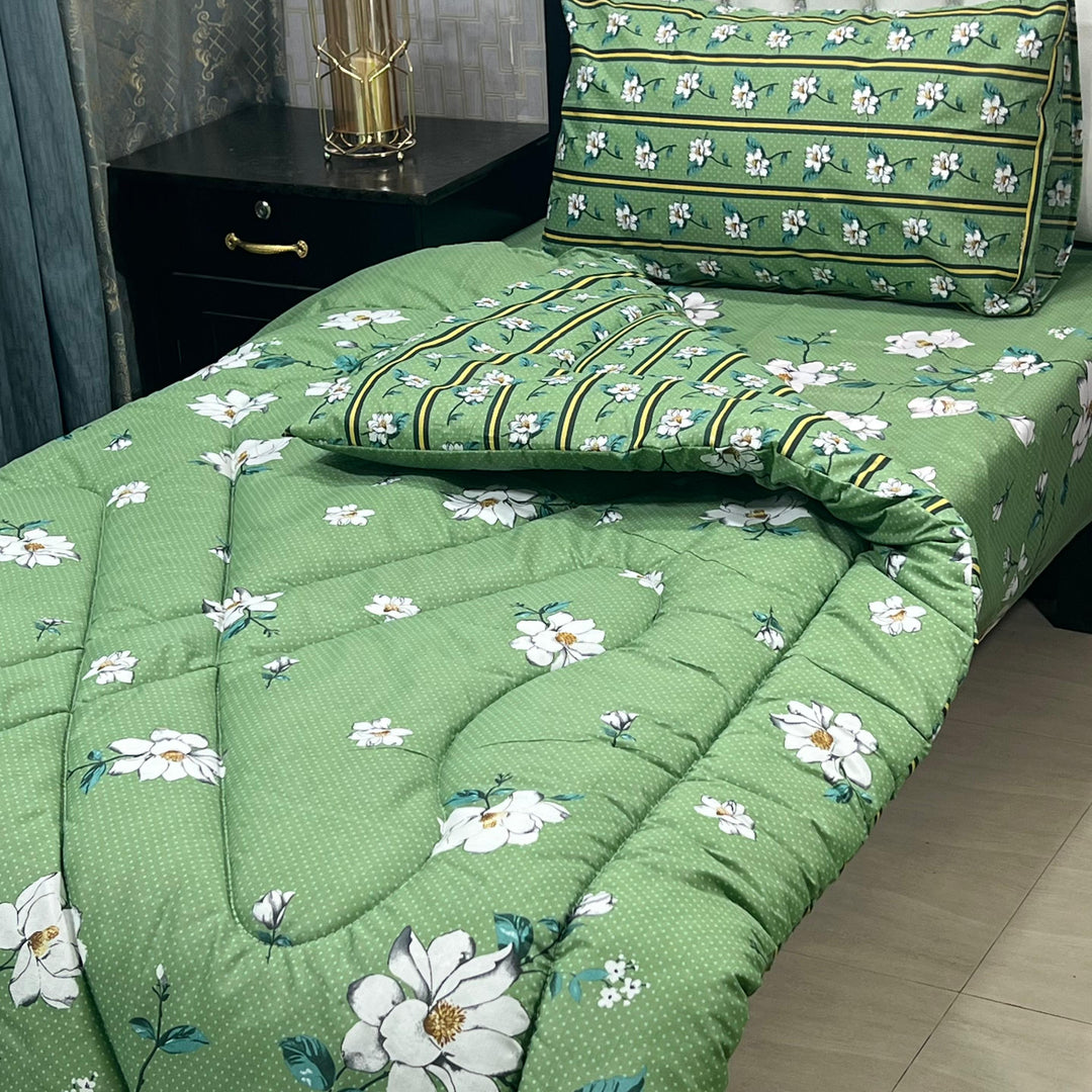 Single Bed Razai Set 3pcs AYRZS-00101