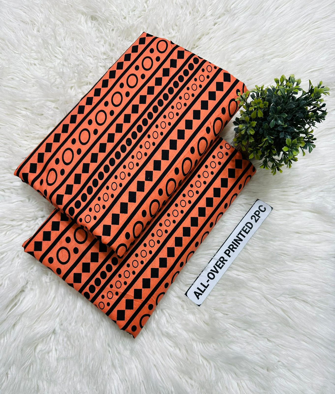 Summer Cotton All over 2pcs Premium Orange Chn NW
