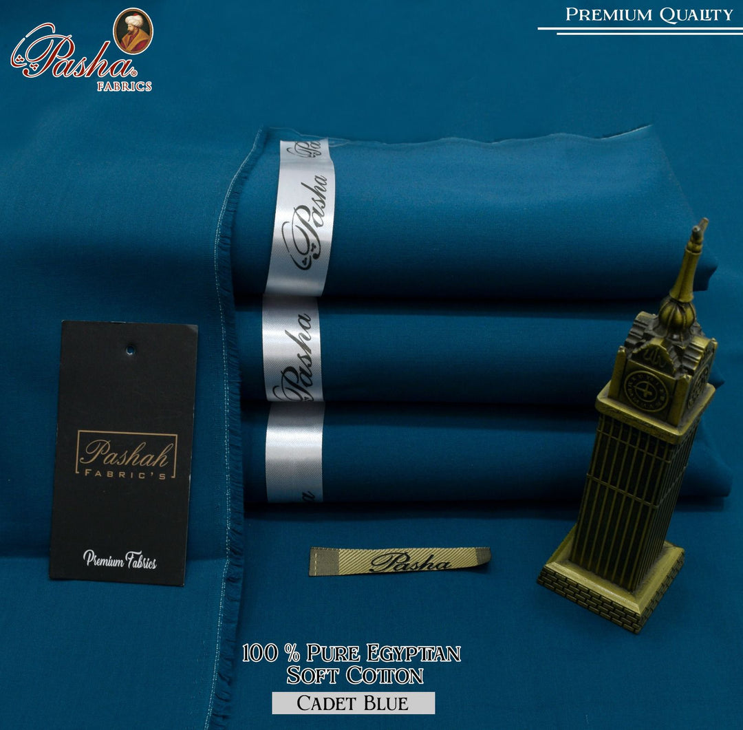 Pasha Fabrics Pure Egyptian Cotton Suit Men Fashion