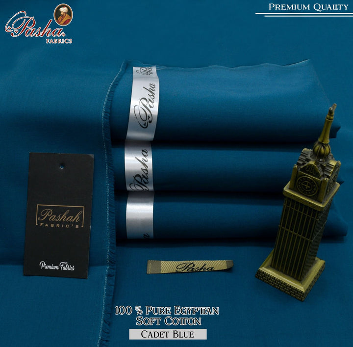 Pasha Fabrics Pure Egyptian Cotton Suit Men Fashion