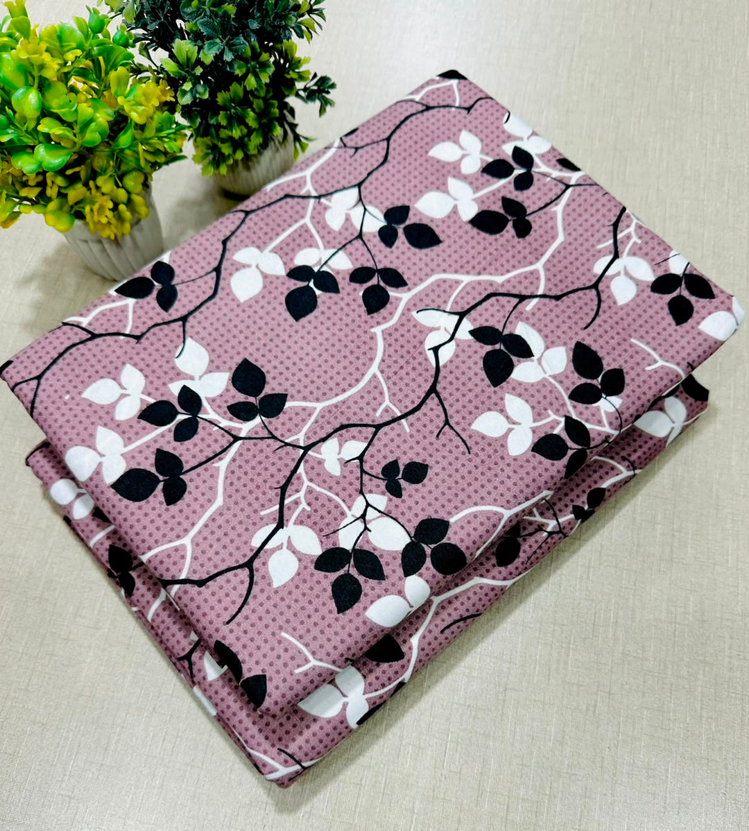 Summer Cotton All over 2pcs Premium Pink white Black BT