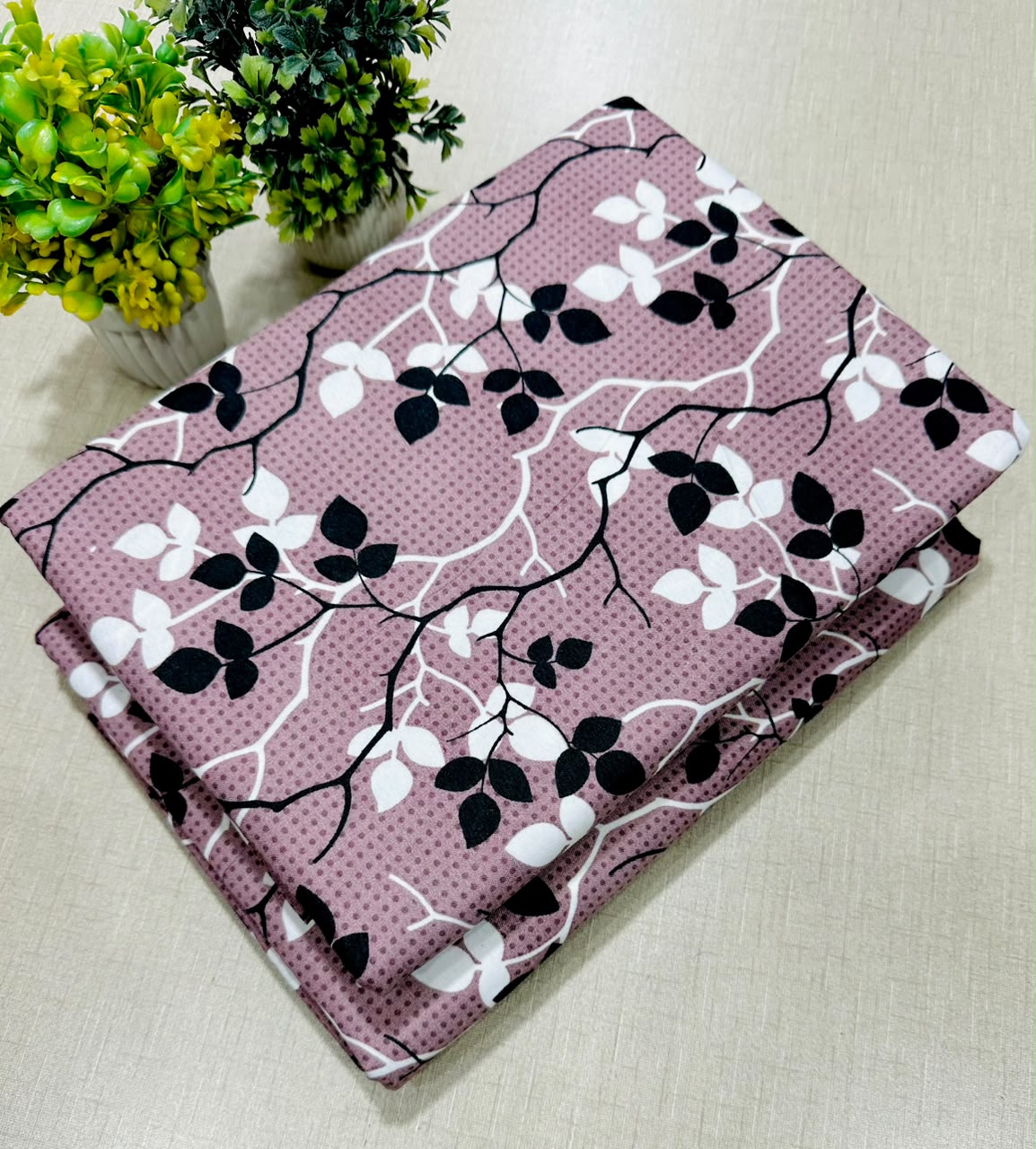 Summer Cotton All over 2pcs Premium Pink white Black BT