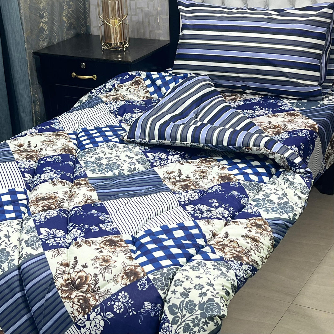 Single Bed Razai Set 3pcs AYRZS-00114