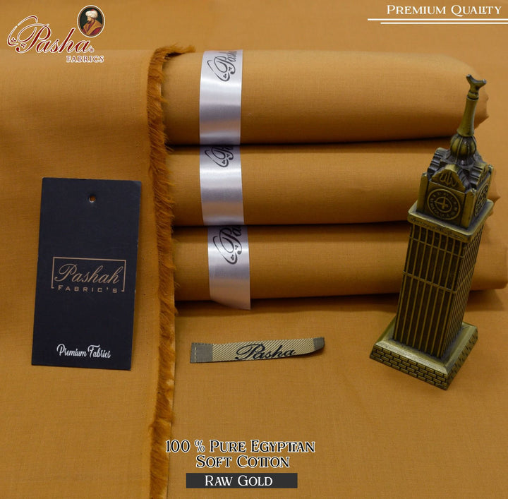 Pasha Fabrics Pure Egyptian Cotton Suit Men Fashion