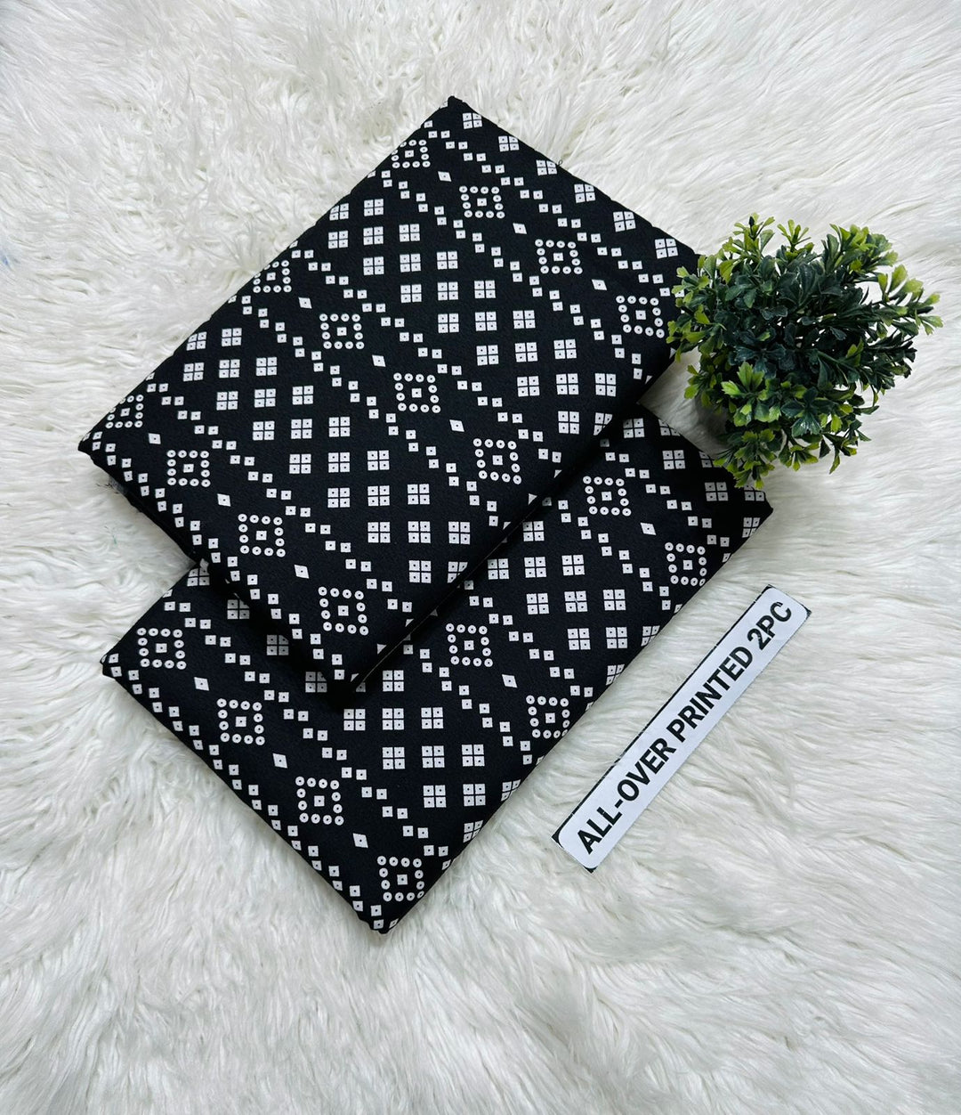 Summer Cotton All over 2pcs Premium Black CHN NW