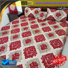 Velvet Jacquard 4pcs King Size Bedsheet Set