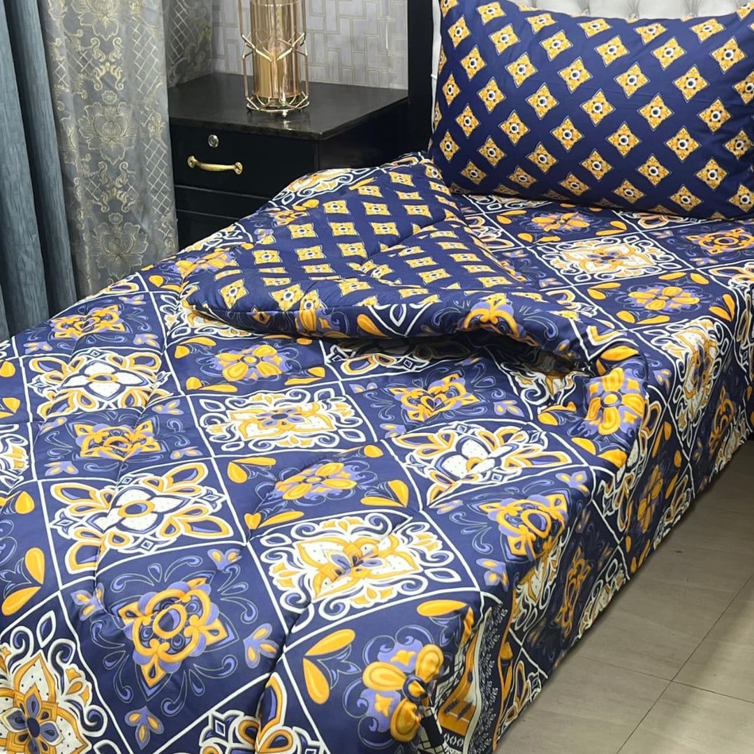 Single Bed Razai Set 3pcs AYRZS-00131