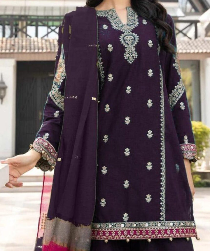 Summer Lawn Embroidery 3pcs Collection AYL3-10731