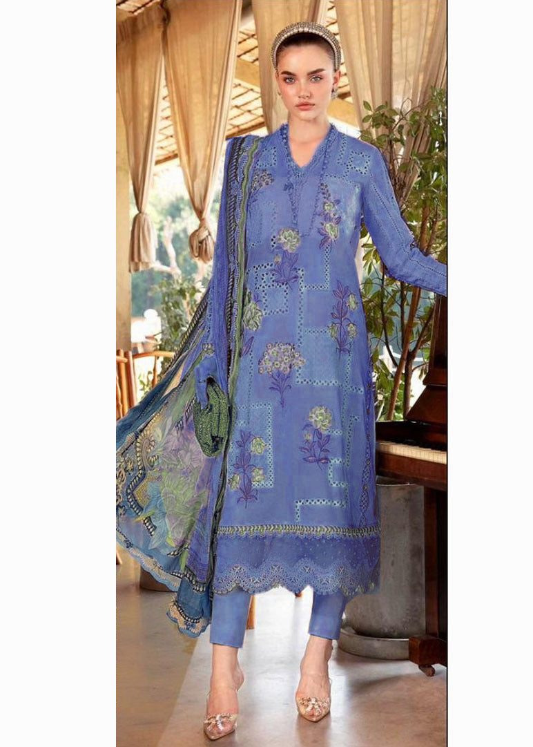 Summer Lawn Embroidery 3pcs Collection AYL3-10717