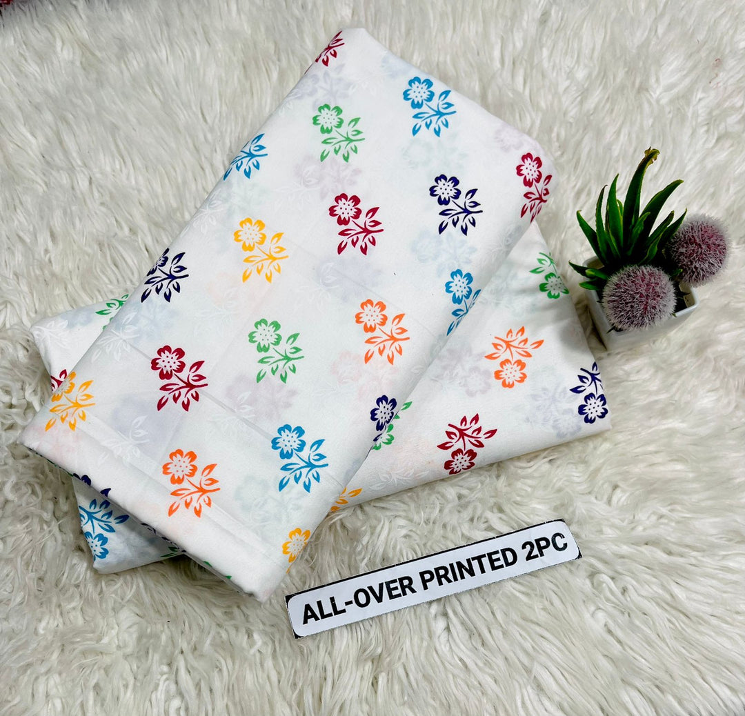 Summer Cotton All over 2pcs Premium Pink Bt Flr