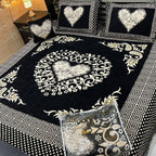 Sweetheart Luxury 4pcs Velvet Jacquard Bedsheet Set