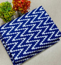 Summer Cotton All over 2pcs Premium Zig Zag Blue Bj