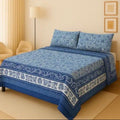 3D Leather Crystal Cotton Bedsheet AM3D-00429