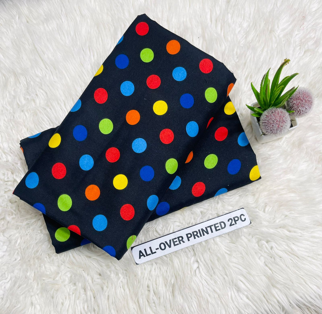 Summer Cotton All over 2pcs Premium Black Choco