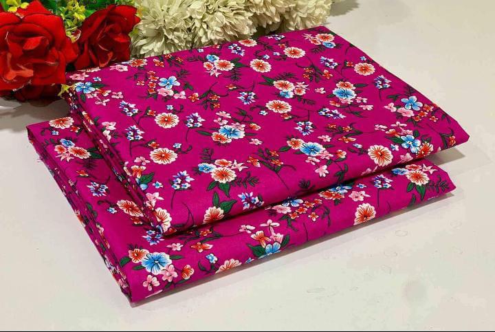 Micro Polo Cotton 2pcs Suit Shocking Flowers