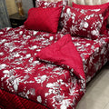 Luxury 6pcs Double Razai Set Cotton Stuff 00126