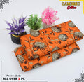 Summer Cotton All over 2pcs Premium Suit New Orange sunny Flower