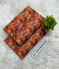 Summer Cotton All over 2pcs Premium NW Round Jewels Orange