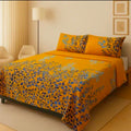 3D Leather Cotton Bedsheet AM3D-00140
