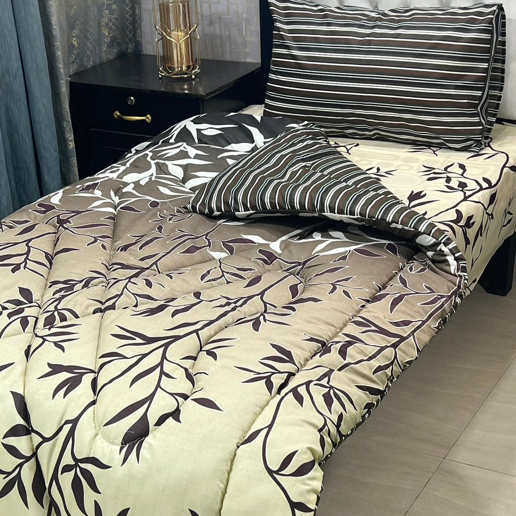 Single Bed Razai Set 3pcs AYRZS-00116