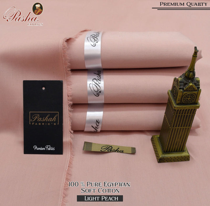 Pasha Fabrics Pure Egyptian Cotton Suit Men Fashion