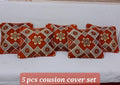 Luxury Velvet Jacquard Cushion Covers Pack of 5 AYCSH-00909