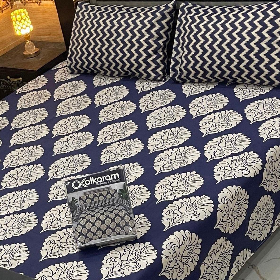 Cotton Salonika King Size Double Bedsheet AYDN-00220