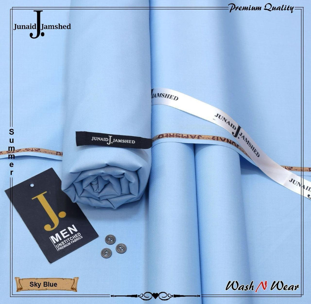 Four season Wash & Wear by J. Junaid Jamshaid Online Sky Blue