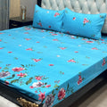 3D Leather Crystal Cotton Bedsheet AM3D-00411