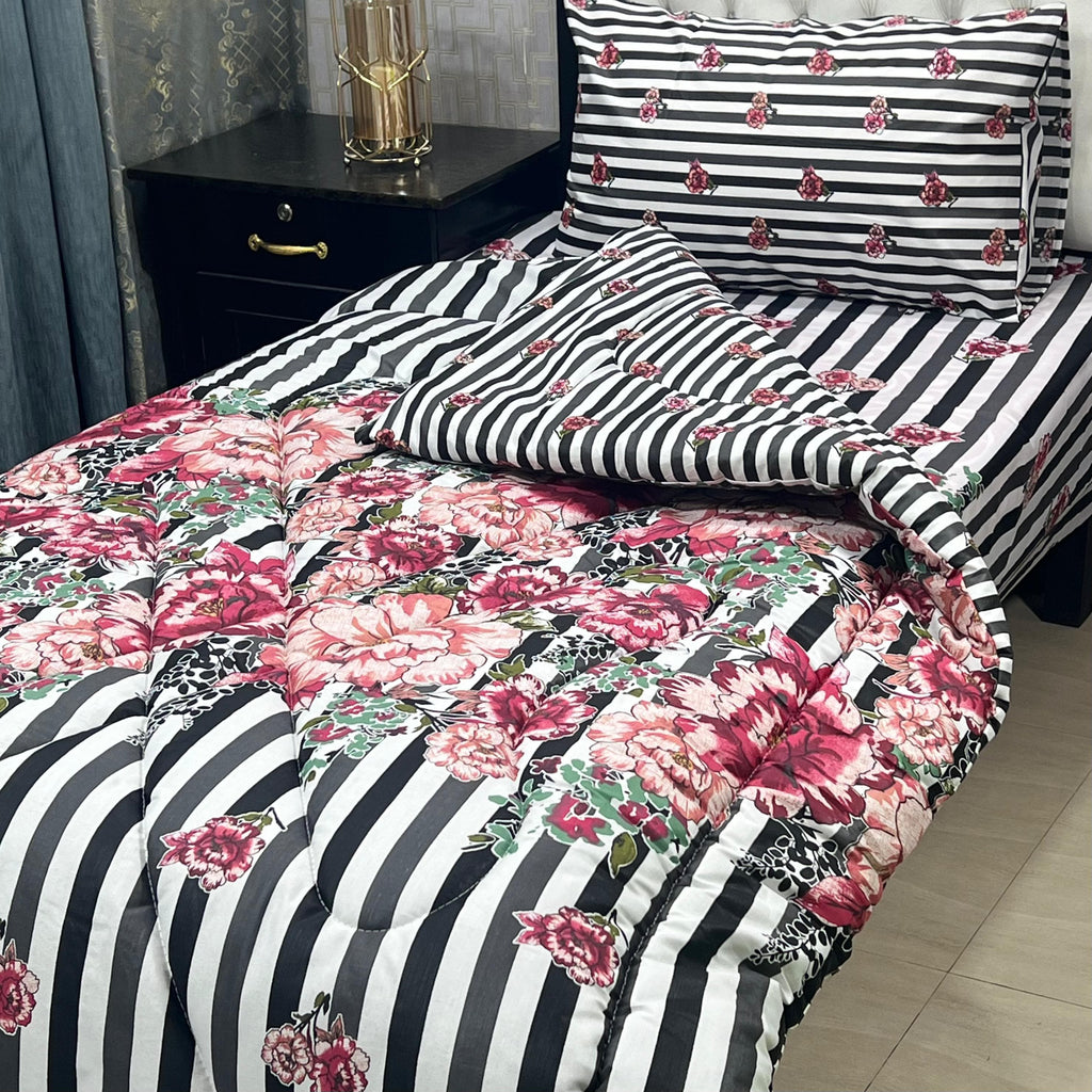 Single Bed Razai Set 3pcs AYRZS-00102