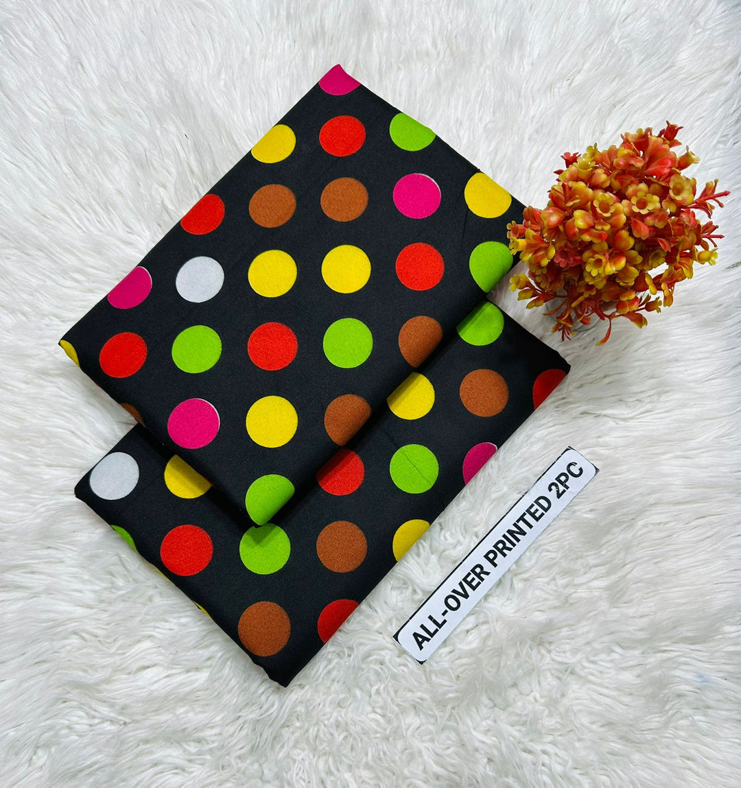 Summer Cotton All over 2pcs Premium Big Choco Black