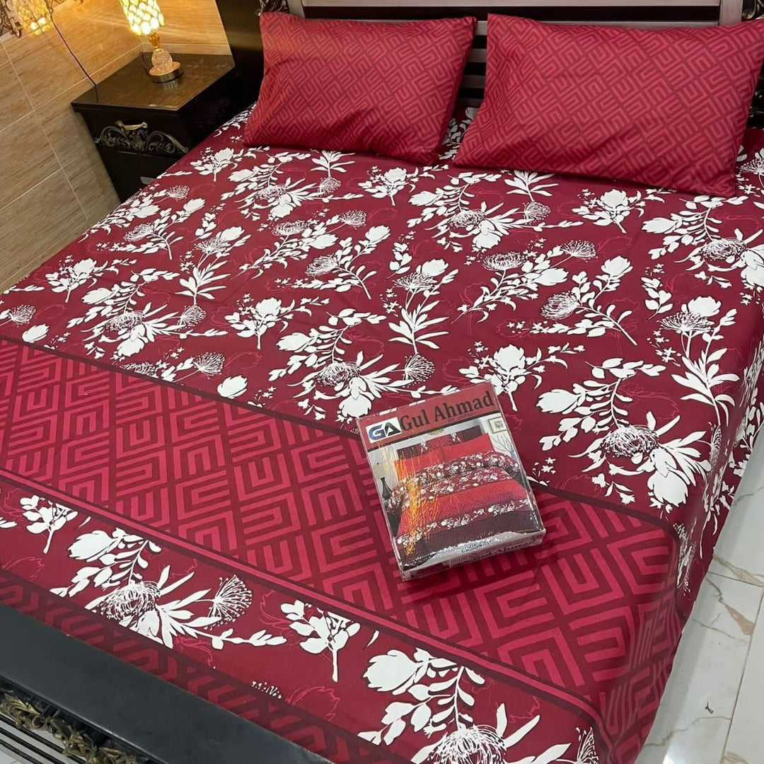 Cotton Salonika King Size Double Bedsheet AYDN-00231