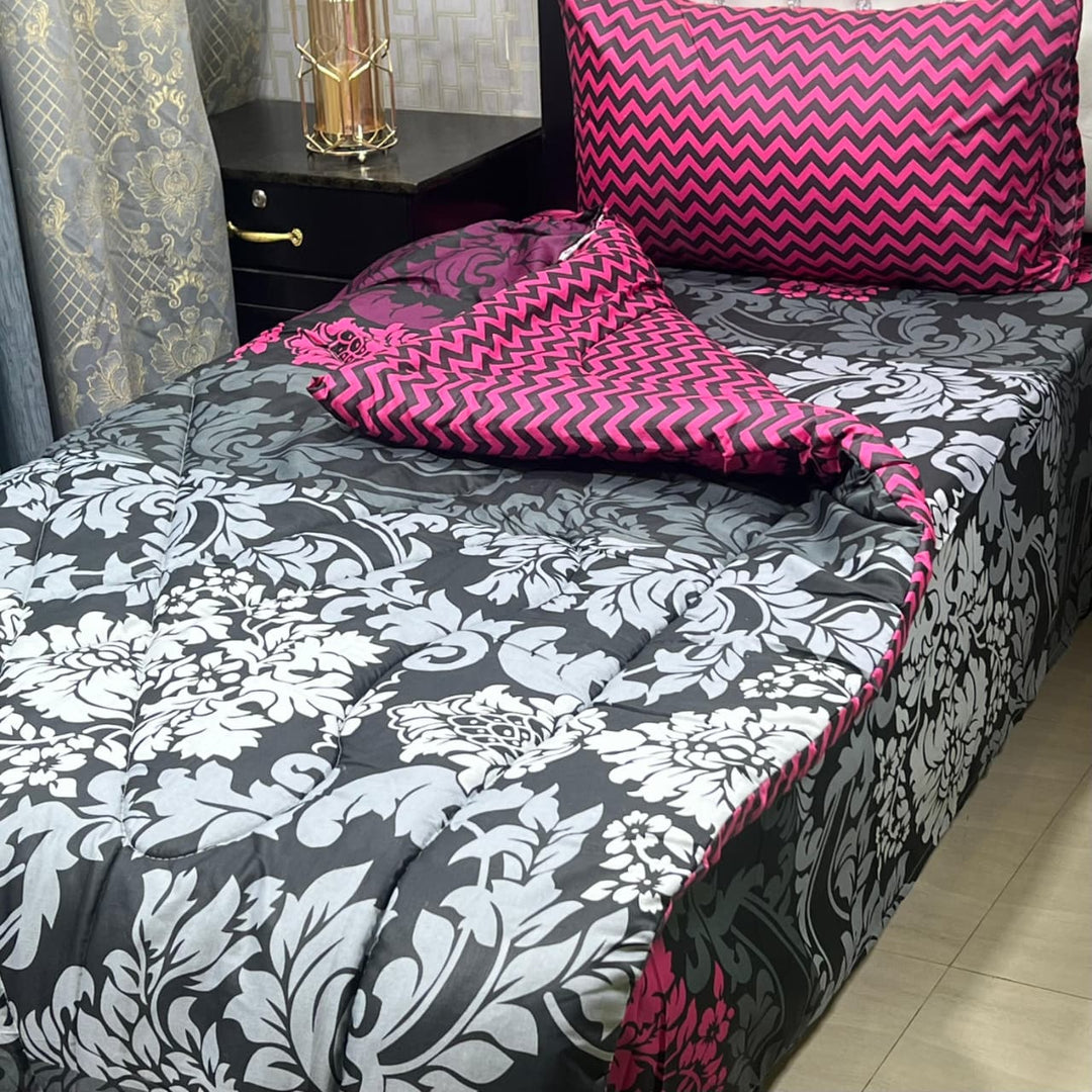 Single Bed Razai Set 3pcs AYRZS-00122