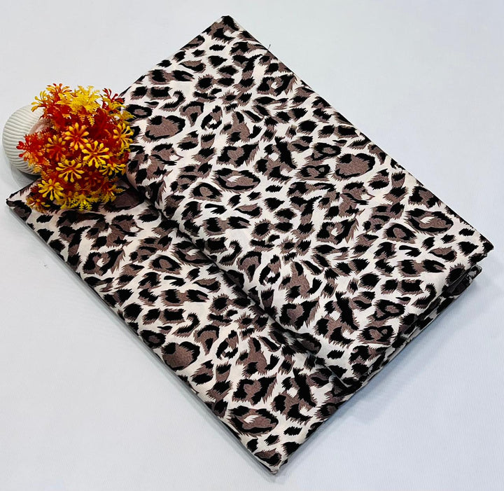 Micro Polo Cotton 2pcs Suit brown Choco Tiger
