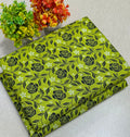 Summer Cotton All over 2pcs Premium Suit Green Black Roses Tran