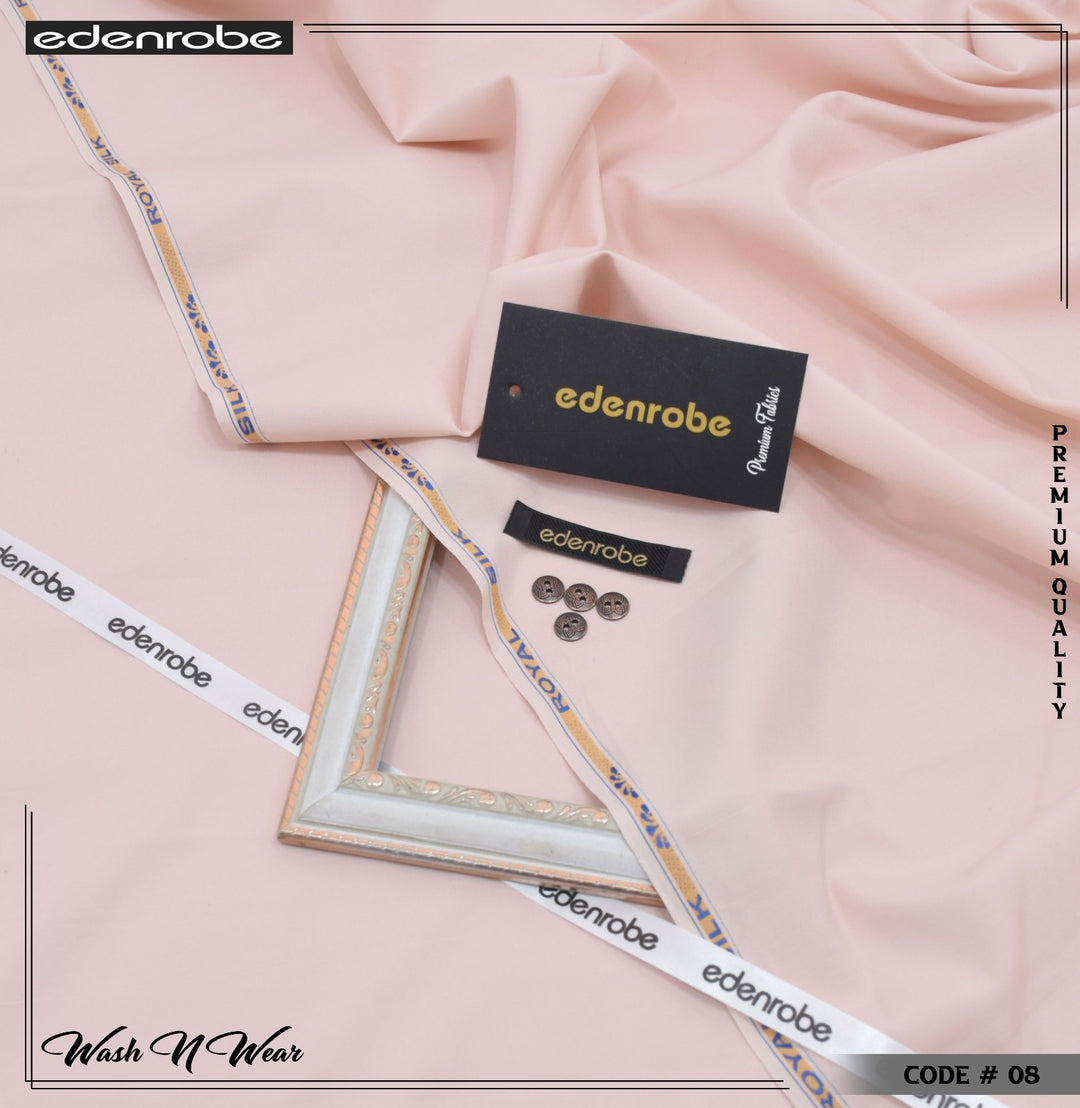 Royal Silk Edenrobe Premium Wash & Wear 4 season Suit Tea Pink