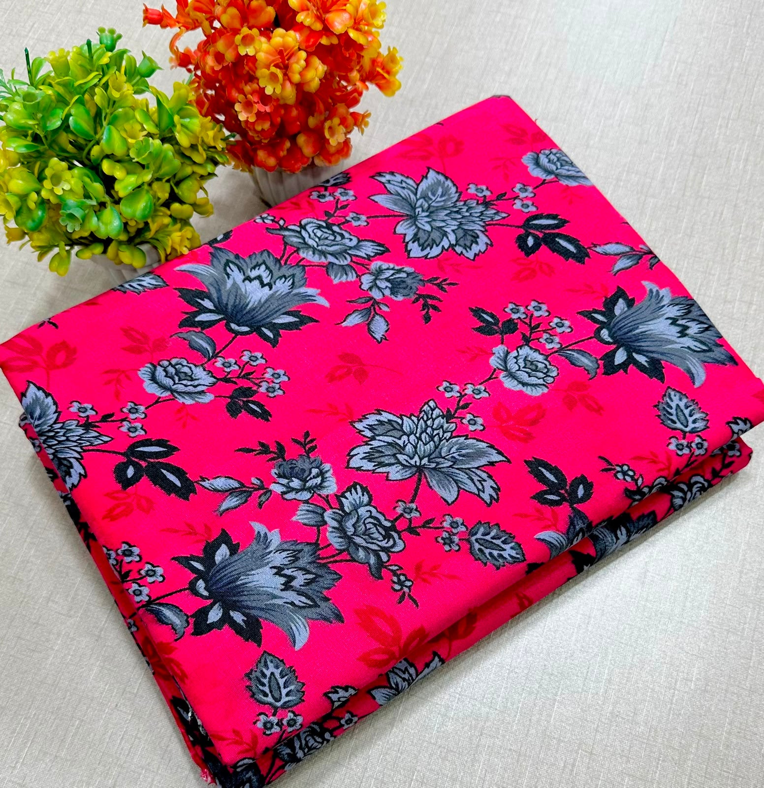 Summer Cotton All over 2pcs Premium Pink Rani NW