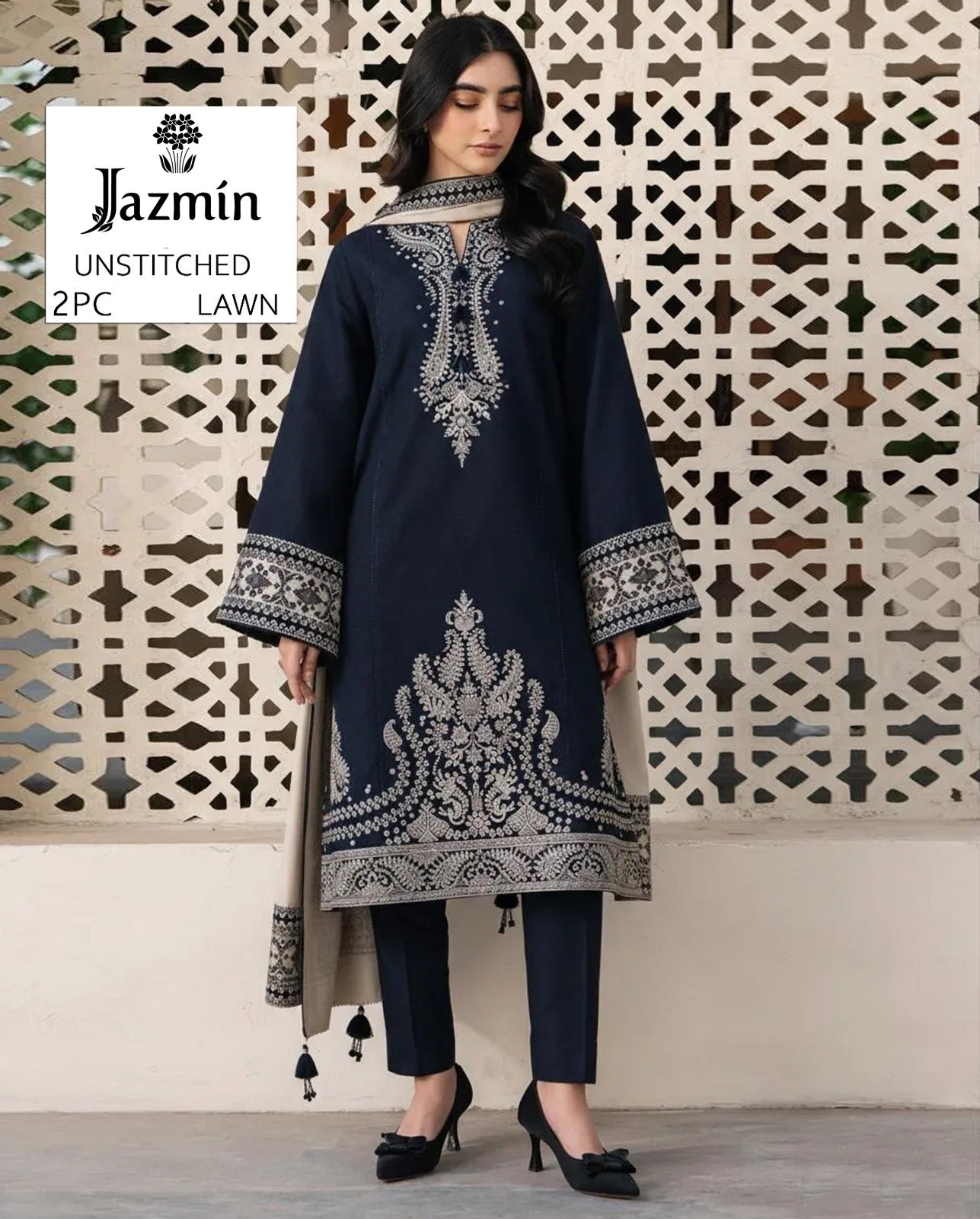 Premium Lawn Embroidery 2pcs AYAS1st 00795