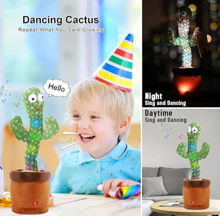 Dancing Cactus Baby Talking Toy