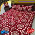 Velvet Jacquard 4pcs King Size Bedsheet Set Diamond
