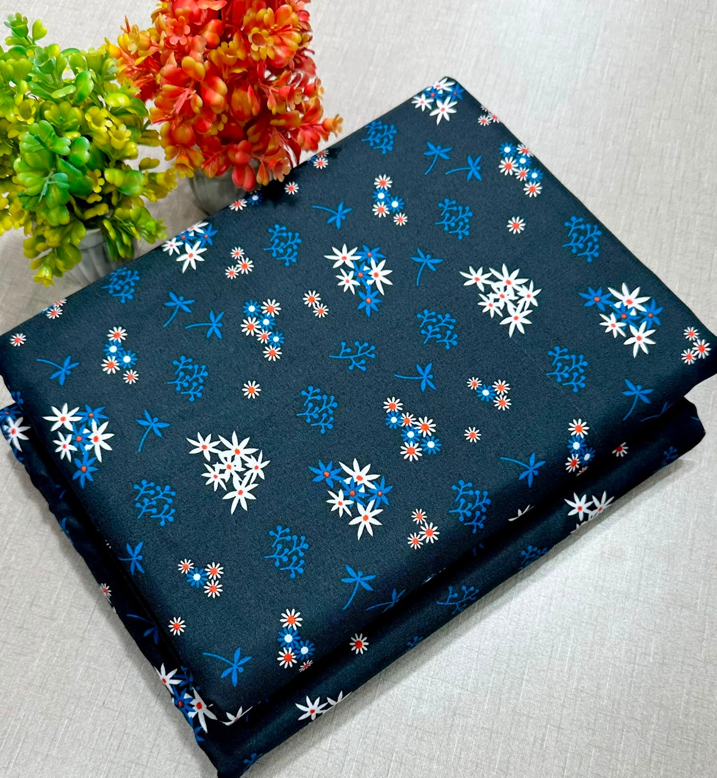 Summer Cotton All over 2pcs Premium Suit charcoal Little BT