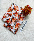 Summer Cotton All over 2pcs Premium NW White Orange FL