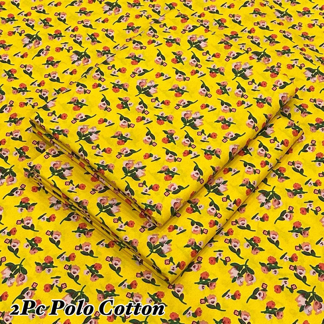 Micro Polo Cotton 2pcs Suit Yellow Ch Bti