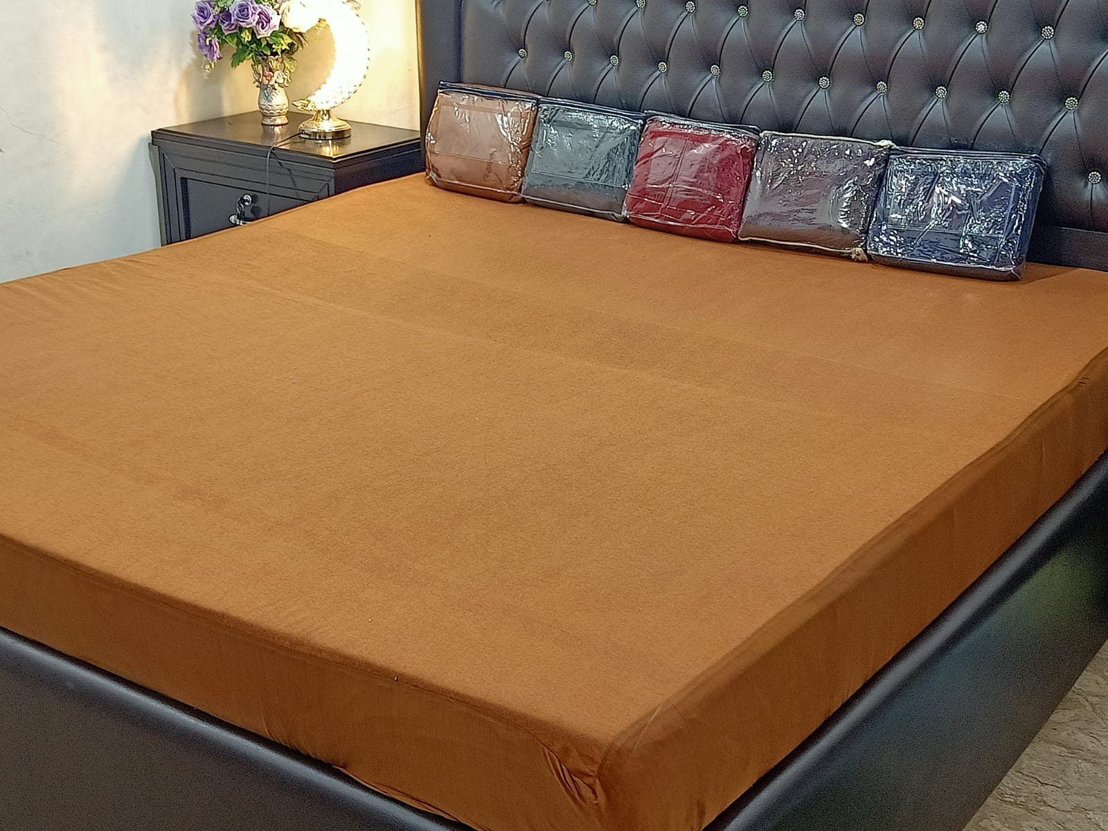 Terry Cotton Fitted Style Waterproof Mattress Protector Cover