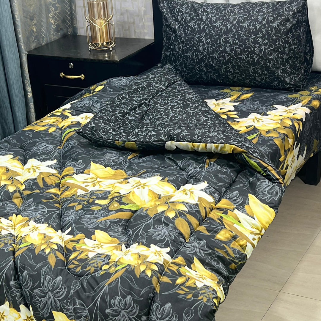 Single Bed Razai Set 3pcs AYRZS-00121