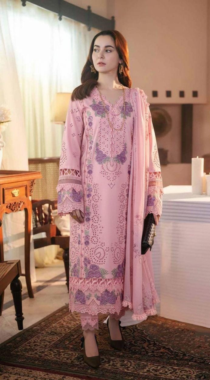 Summer Lawn Embroidery 3pcs Collection AYL3-10718