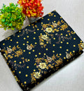 Summer Cotton All over 2pcs Premium Black Golden Floral