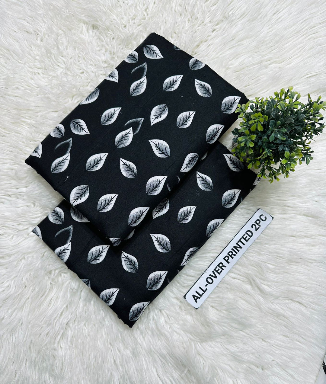 Summer Cotton All over 2pcs Premium Black AKH